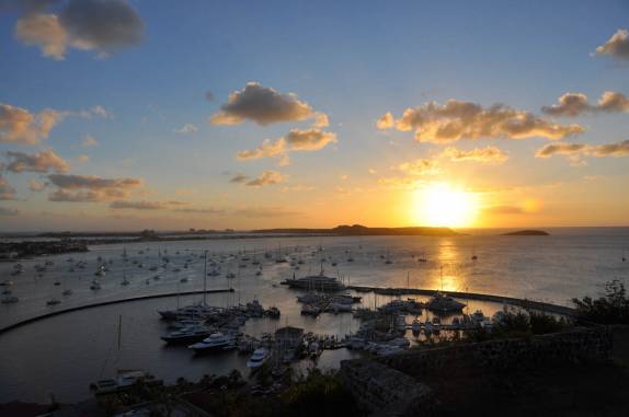 Pôr-do-sol em Marigot - St. Martin (Caribe)